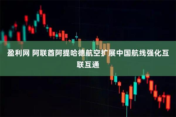 盈利网 阿联酋阿提哈德航空扩展中国航线强化互联互通
